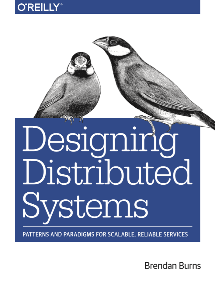 Logo Designing Distributed Systems by Brendan Burns