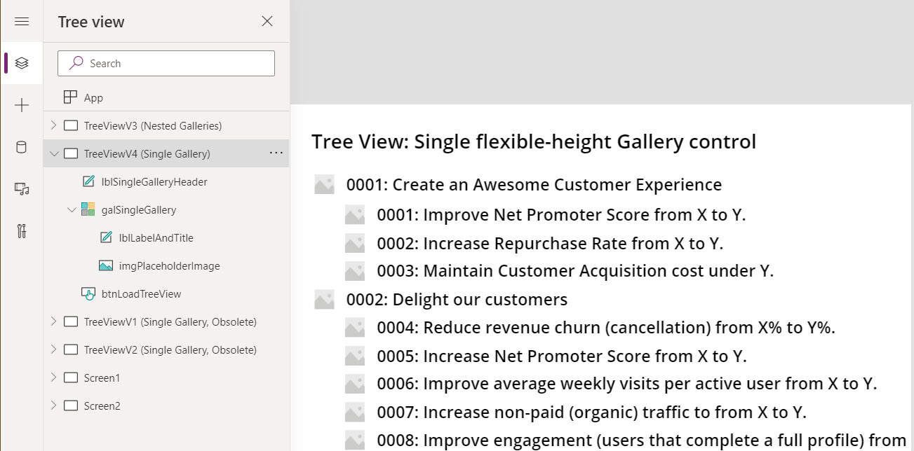 Power Apps Tree Control – Canviz